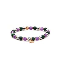 Bracelet Antracite Majorette in Semiprecious stones BRM07 ARGENTA - BRM07 ARGENTA